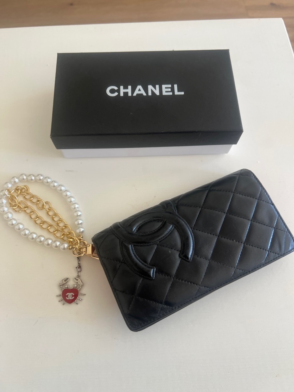 Chanel CAMBON Bifold wallet with Crossbody/Top Handle Chain